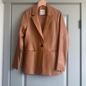 Abercrombie & Fitch Tan Blazer